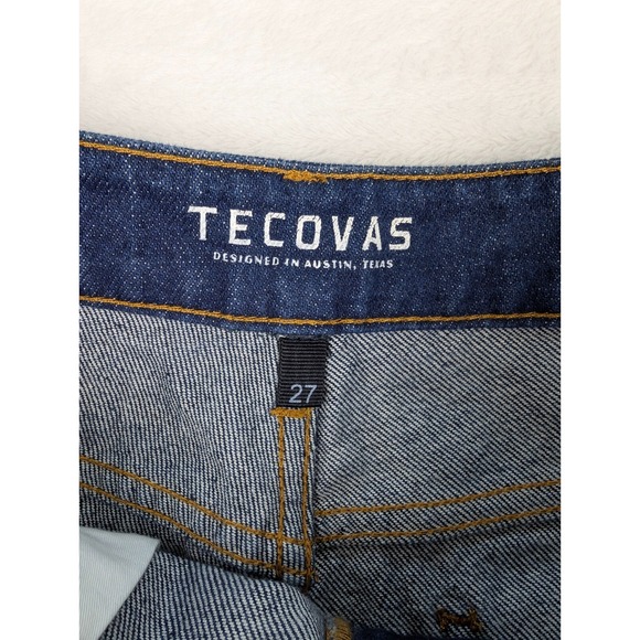 Tecovas Bootcut Flare Jeans Womens 27 Dark Wash Western Denim Cowgirl - Picture 8 of 10